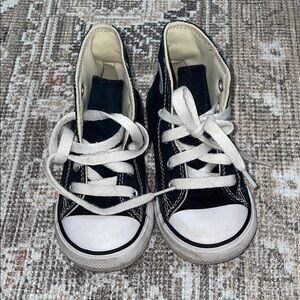 Kids Black High-Top Converse